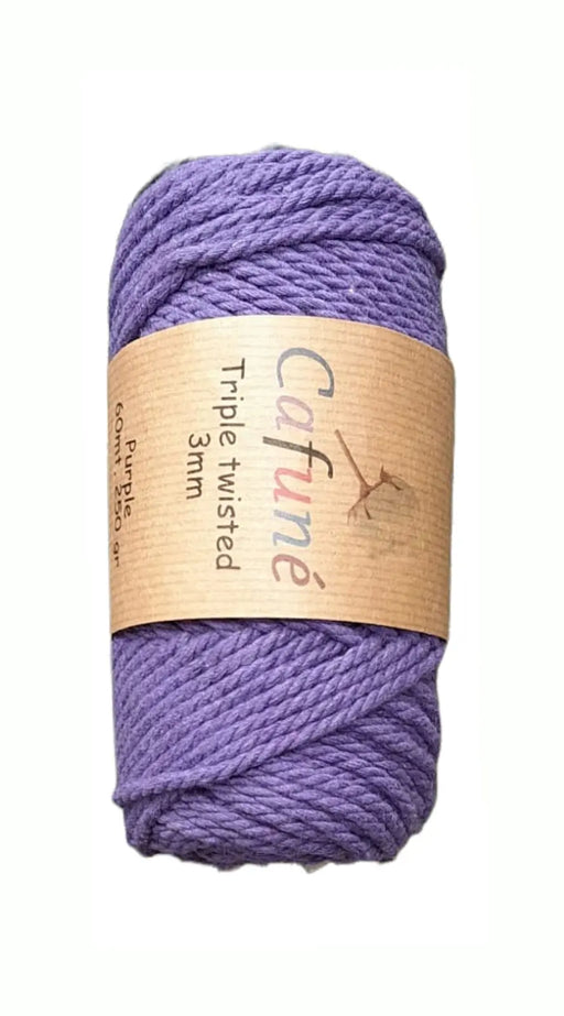 Cafuné Macramé Rope 3mm Purple Cafuné