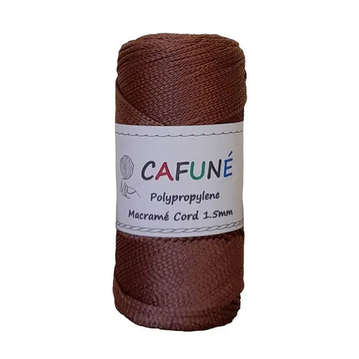 Cafuné Polypropylene Macramé Cord 1.5mm Chestnut Cafuné