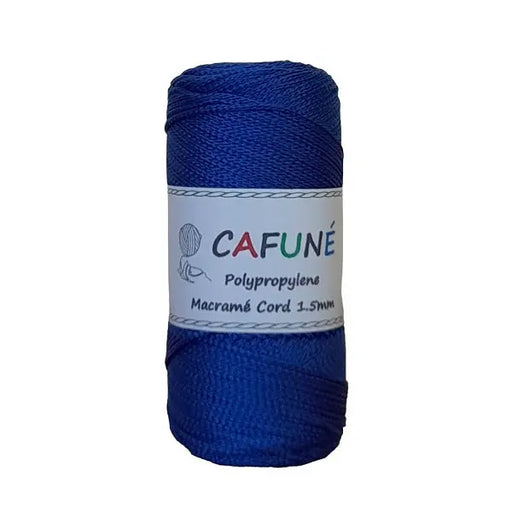 Cafuné Polypropylene Macramé Cord 1.5mm Indigo Cafuné