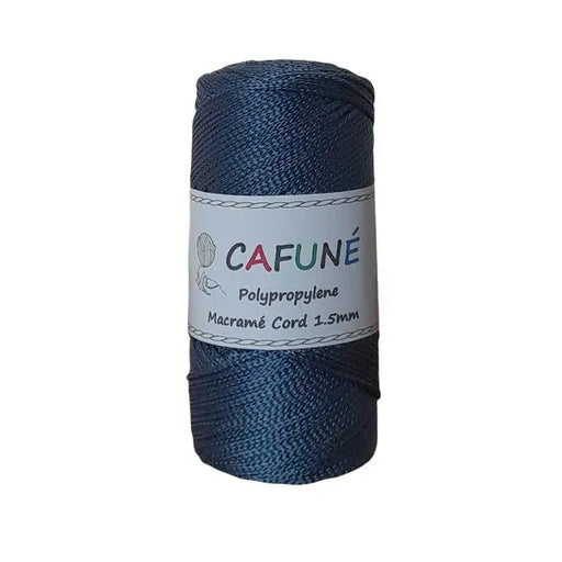 Cafuné Polypropylene Macramé Cord 1.5mm Jeans Cafuné