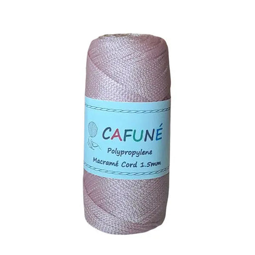 Cafuné Polypropylene Macramé Cord 1.5mm Soft pink Cafuné