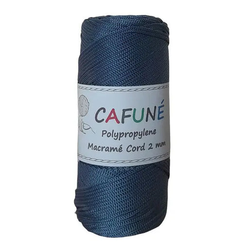Cafuné Polypropylene Macramé Cord 2mm Jeans Cafuné