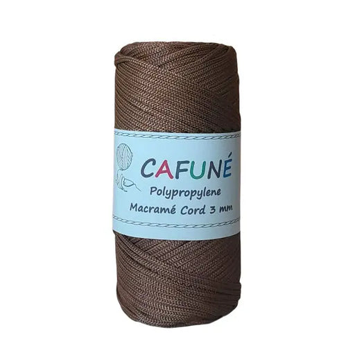 Cafuné Polypropylene Macramé Cord 3mm Chestnut Cafuné