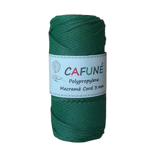 Cafuné Polypropylene Macramé Cord 3mm Grass Cafuné