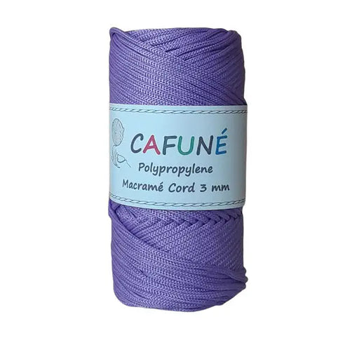 Cafuné Polypropylene Macramé Cord 3mm Lavender Cafuné