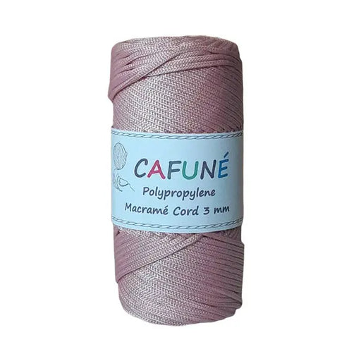 Cafuné Polypropylene Macramé Cord 3mm Soft Pink Cafuné