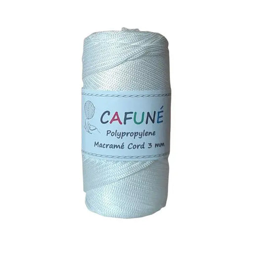 Cafuné Polypropylene Macramé Cord 3mm White Cafuné