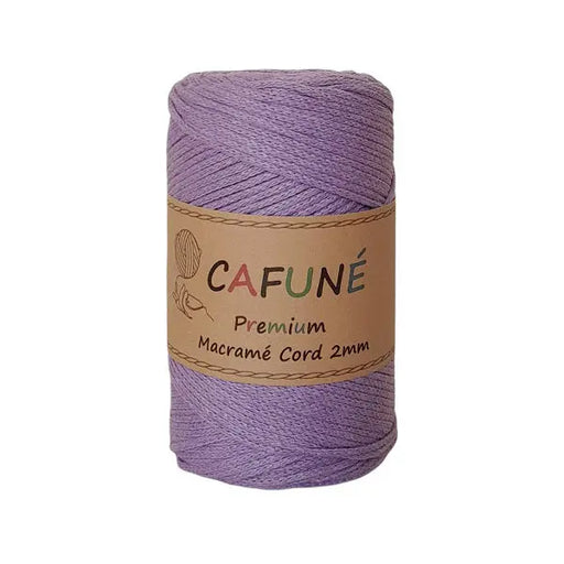 Cafuné Premium Macramé Cord 2mm Lilac Cafuné