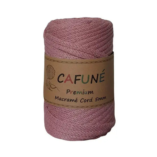 Cafuné Premium Macramé Cord 5mm Dusty rose Cafuné