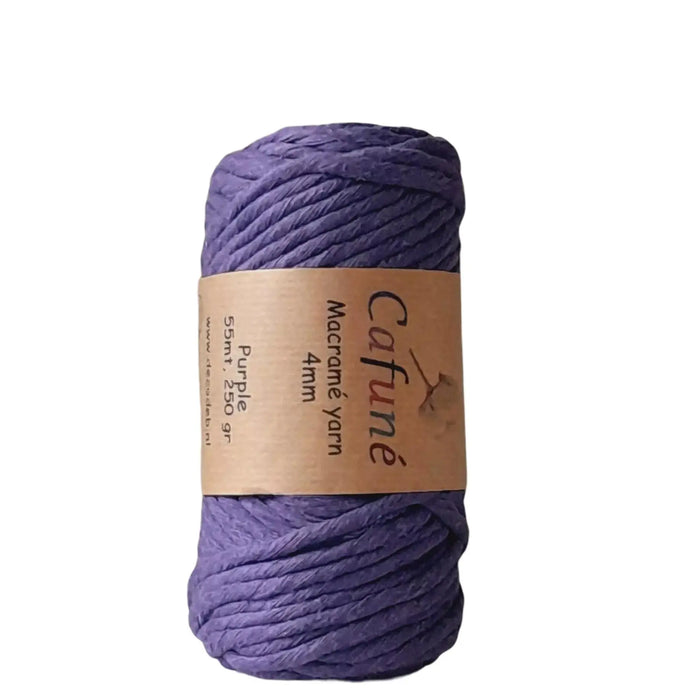 Cafuné Macramé Yarn 4mm Purple