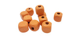 Colored wooden square beads 12mm - DecoDeb
