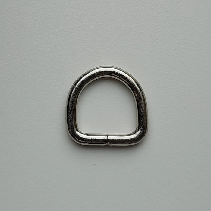 D ring Silver 25x25mm Cafune