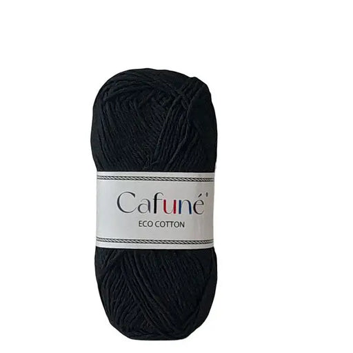 Eco Cotton Yarn Black Cafuné