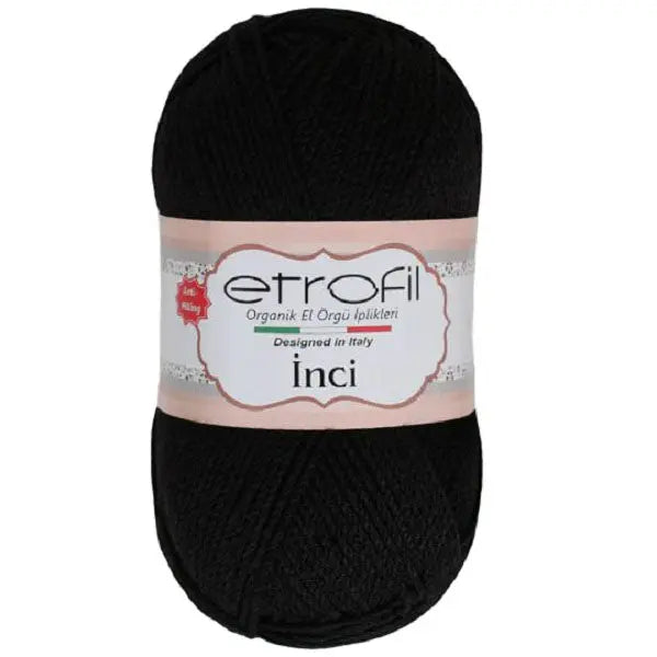Etrofil Anti Pilling Yarn Black No 70978 Etrofil