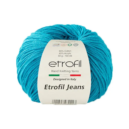 Etrofil Jeans Yarn No 22 Turquoise - DecoDeb
