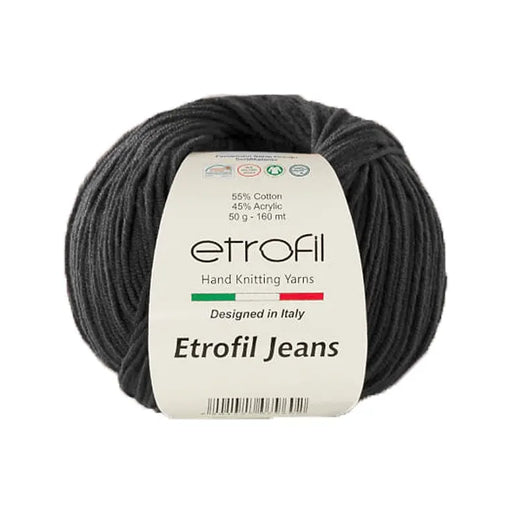 Etrofil Jeans Yarn No 42 Black - DecoDeb