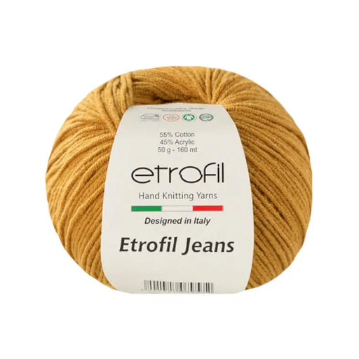 Etrofil Jeans Yarn No 45 Light Mustard - DecoDeb