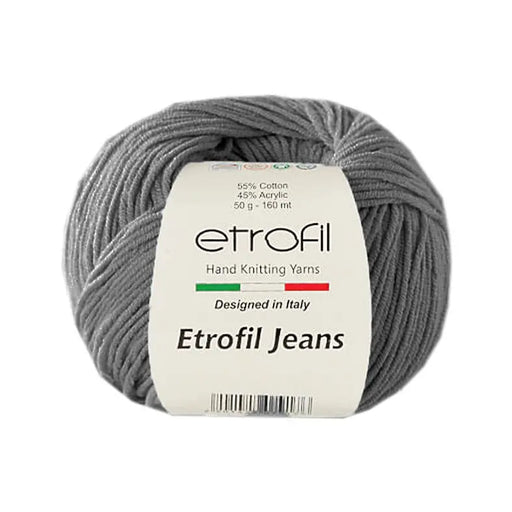 Etrofil Jeans Yarn No 65 Grey - DecoDeb
