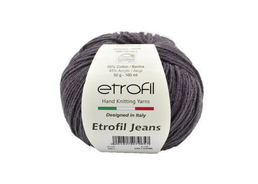 Etrofil Jeans Yarn No 67 Dark Anthracite - DecoDeb