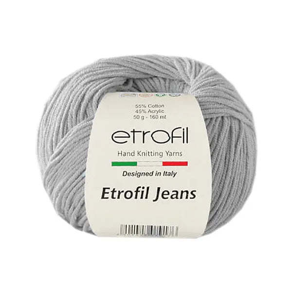Etrofil Jeans Yarn No 68 - Light Grey Etrofil