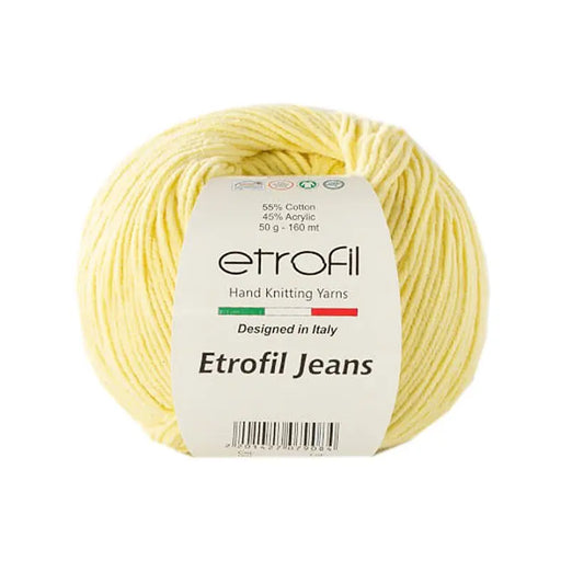 Etrofil Jeans Yarn No 7 - Soft Yellow - DecoDeb