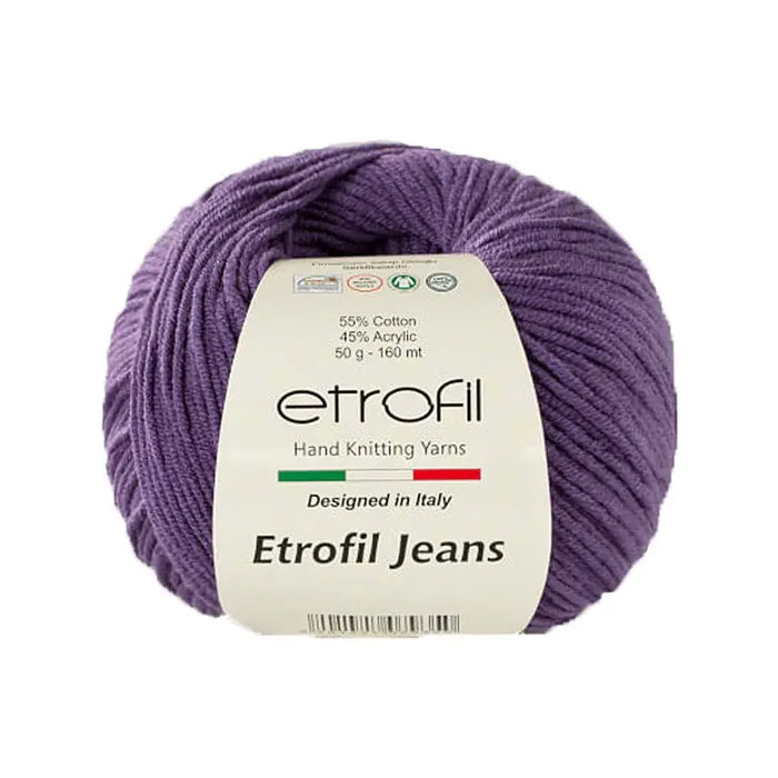 Etrofil Jeans Yarn No37 Dark Purple - DecoDeb