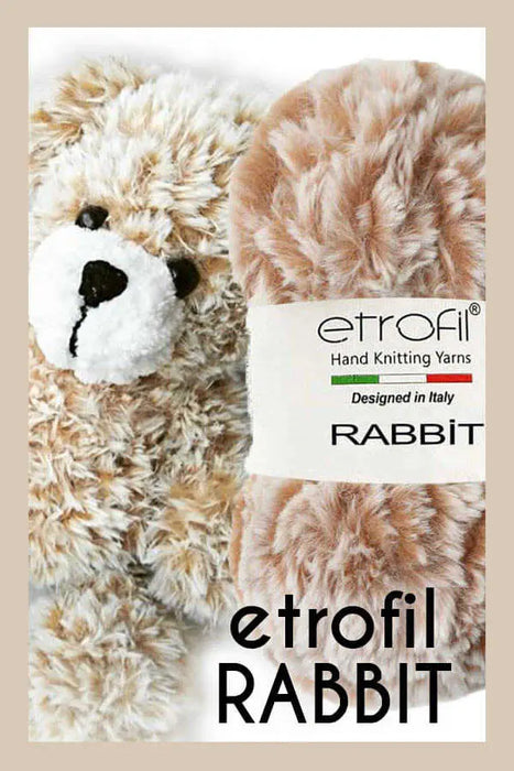 Etrofil Rabbit Furry Yarn Bordeaux No 70349 Etrofil
