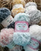 Etrofil Rabbit Furry Yarn Pink - White No 70350 Etrofil