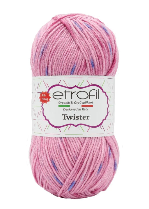 Etrofil Twister Anti Pillling Acryl Yarn Lilac - Purple - Lavender No.230 DecoDeb