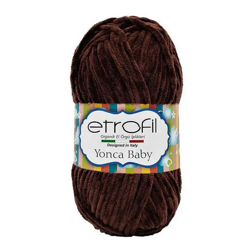 Etrofil Yonca Baby Velvet Yarn Brown No 70704 Etrofil
