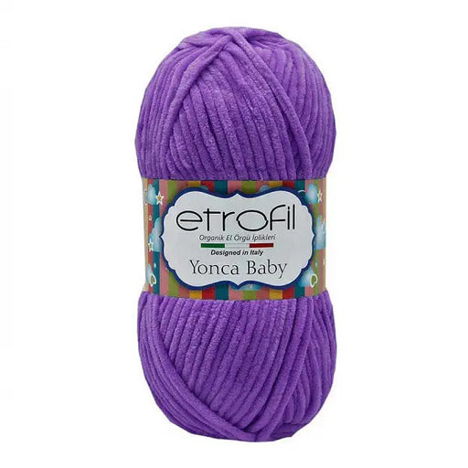 Etrofil Yonca Baby Velvet Yarn Dark Purple  No 70610 Etrofil