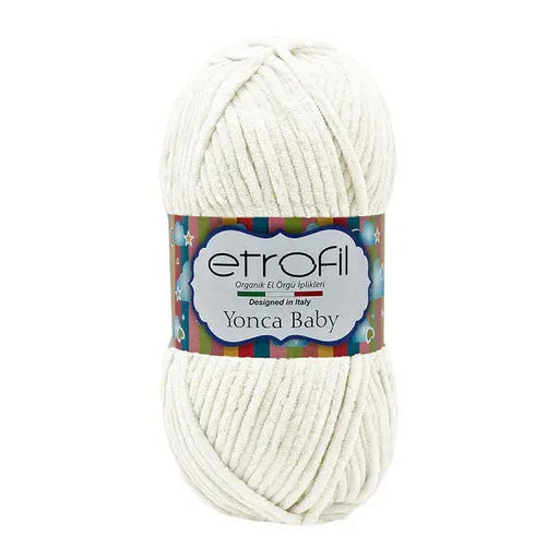 Etrofil Yonca Baby Velvet Yarn Ecru No 70016 Etrofil