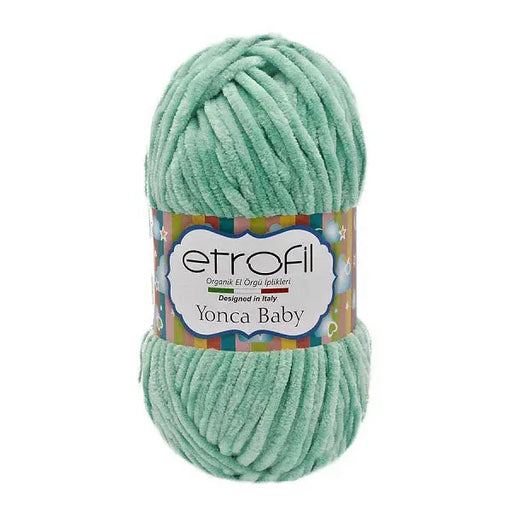 Etrofil Yonca Baby Velvet Yarn Light Green No 70411 Etrofil