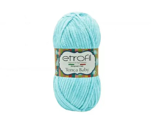Etrofil Yonca Baby Velvet Yarn Light Turquoise No 70519 Etrofil