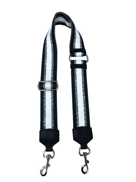 Fabric Shoulder Strap for Bag - Crossbody-bagstrap Blue-White Cafuné