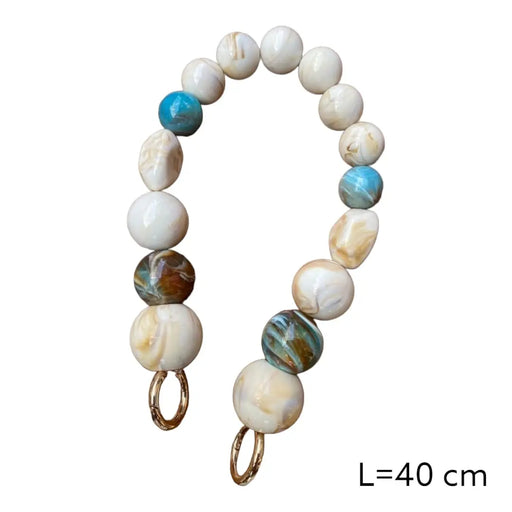 Handbag Strap Acrylic Beads 40 cm - DecoDeb