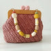 Handbag strap - Acrylic beads - Purse handle - DecoDeb