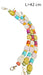 Handbag strap - Acrylic beads - Purse handle - DecoDeb