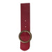 Leather Bag Flap Cover With Buckle -25x5cm- Red Cafuné