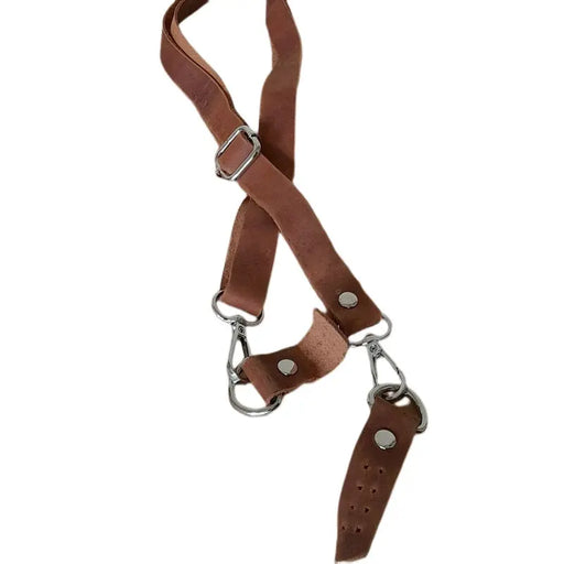 Leather Bag Strap Antique Brown - DecoDeb