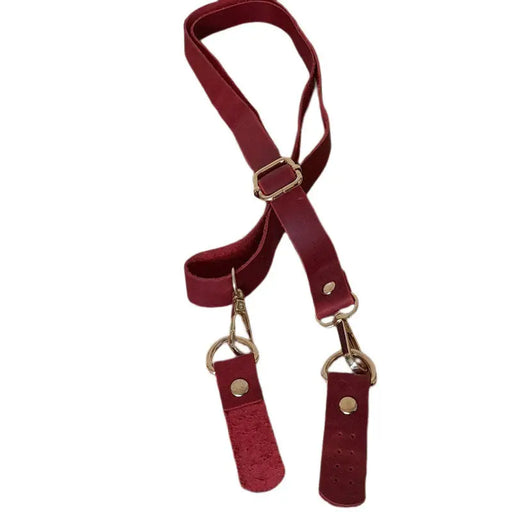 Leather Bag Strap Red - DecoDeb