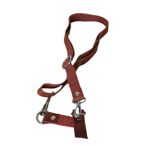 Leather Bag Strap Rust Red - DecoDeb