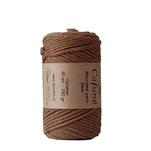 Macramé Yarn 3mm Caramel Cafuné