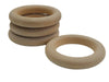 Natural Wooden Rings 5cm - DecoDeb