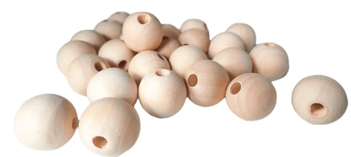 Naturel Wooden beads 12mm - DecoDeb