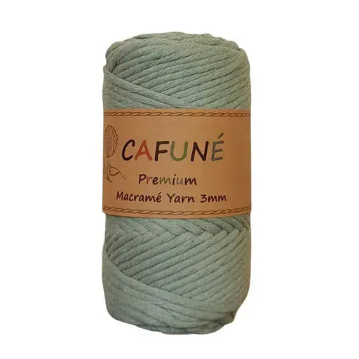 Premium Macramé Yarn 3mm Eucalyptus - DecoDeb