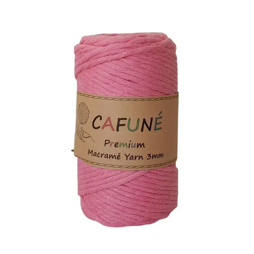 Premium Macramé Yarn 3mm Pink Cafuné