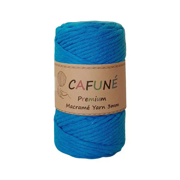 Premium Macramé Yarn 3mm Turquoise Cafuné