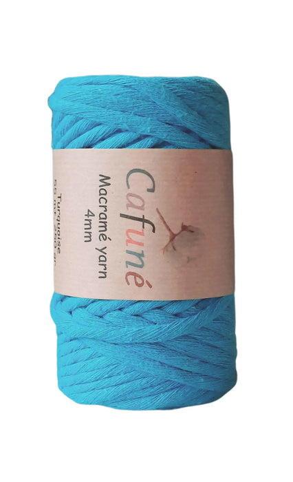 Cafuné Macramé Yarn 4mm Turquoise