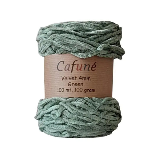 Soft Cafuné velvet yarn Green from Cafuné at DecoDeb